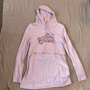 Latched Mama lightweight nursing hoodie